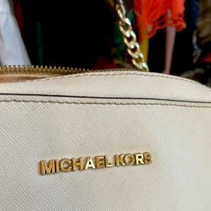 Michael Kors white crossbody